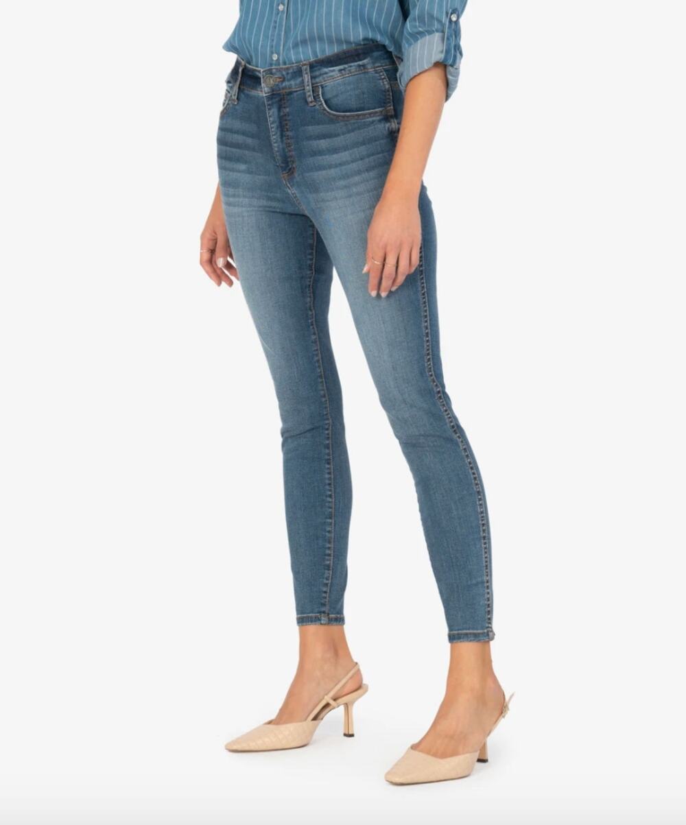 Kut from the Kloth  NWT High Rise Connie Fab Ab Ankle Skinny Jean // 00